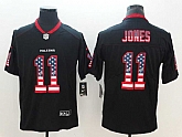 Nike Falcons 11 Julio Jones Black USA Flag Fashion Color Rush Limited Jersey,baseball caps,new era cap wholesale,wholesale hats